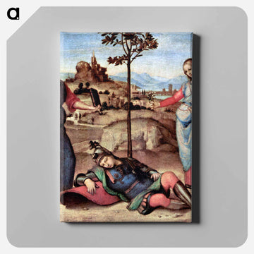 An Allegory (Vision of a Knight) - ラファエロ サンティ Canvas.