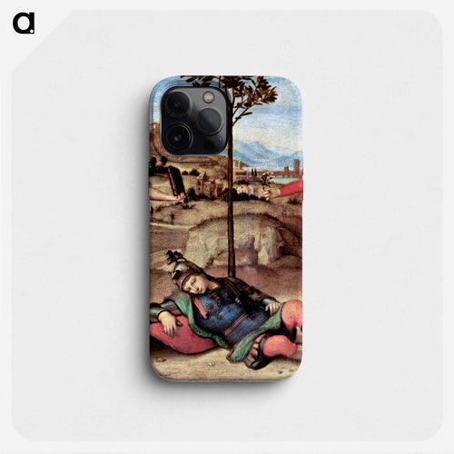An Allegory (Vision of a Knight) - ラファエロ サンティ Phone Case.