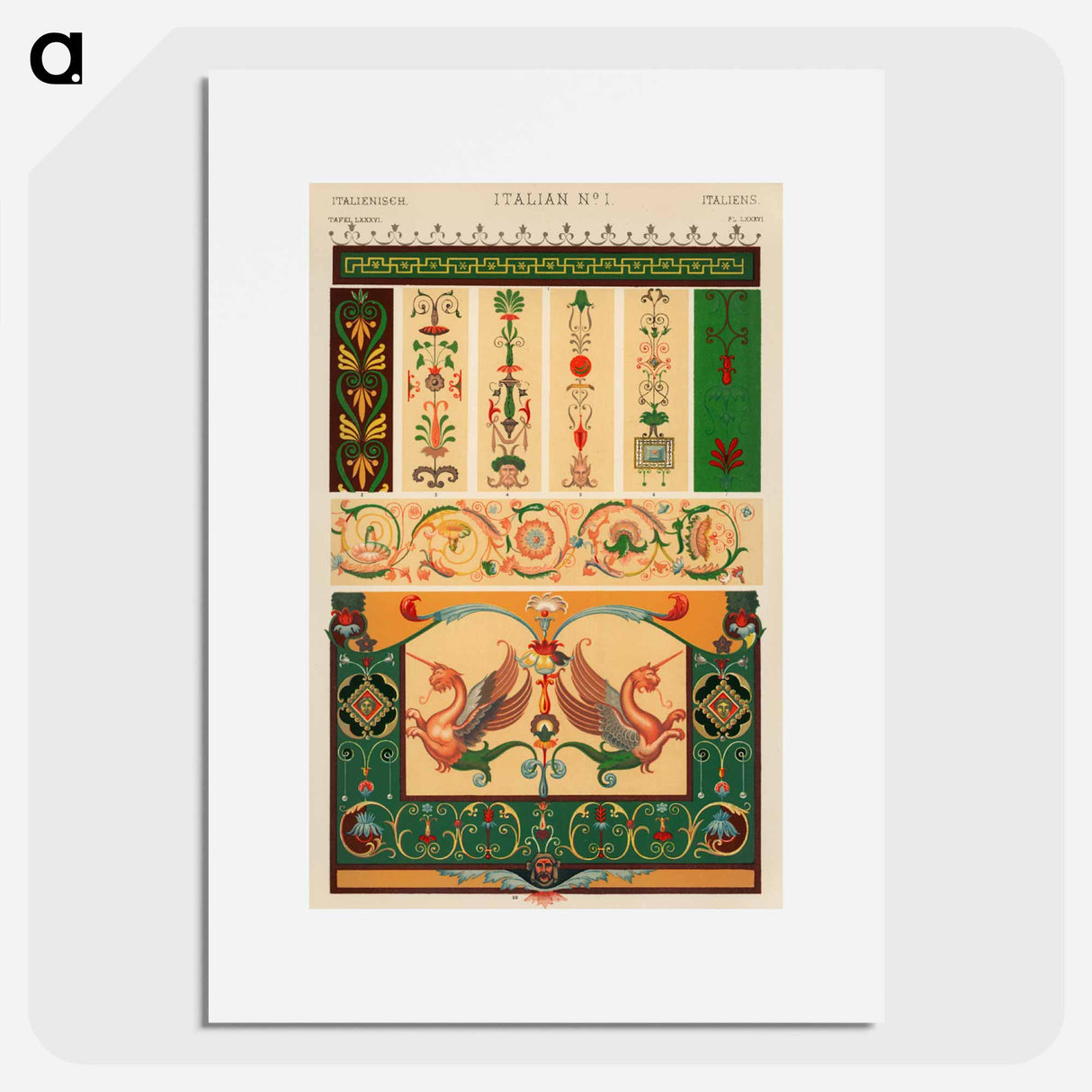 アートポスター-Nineteenth-Century Ornament
 - 装飾の文法 Poster.