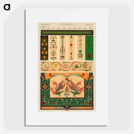 アートポスター-Nineteenth-Century Ornament
 - 装飾の文法 Poster.