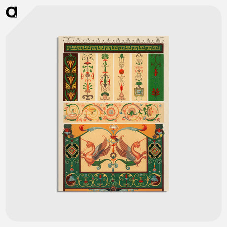 アートポストカード-Nineteenth-Century Ornament
 - 装飾の文法 Postcard.