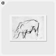 アートポストカード-Composition (The Cow) - テオ ファン ドゥースブルフ Postcard.