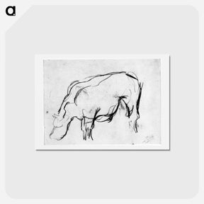アートポストカード-Composition (The Cow) - テオ ファン ドゥースブルフ Postcard.