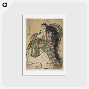 アートポストカード-Momiji gari - 東洲斎 写楽 Postcard.