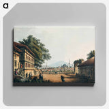 Kirkclisia - View of the Ottoman Empire. Canvas.
