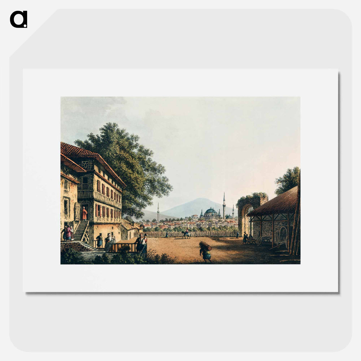 Kirkclisia - View of the Ottoman Empire Poster.