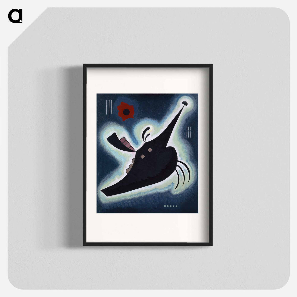 Pointed black - Wassily Kandinsky Poster.