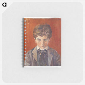アートメモ帳-Selbstbildnis vor rotem Hintergrund
 - ウィーン博物館 Memo.