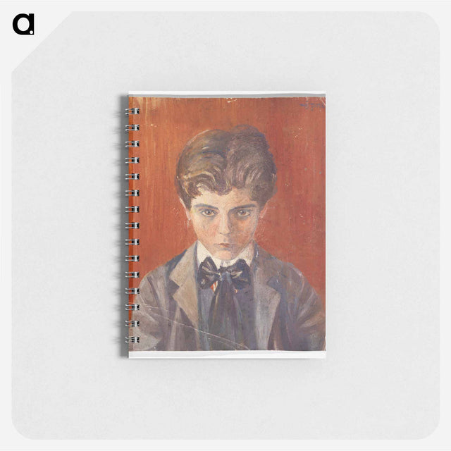 アートメモ帳-Selbstbildnis vor rotem Hintergrund
 - ウィーン博物館 Memo.