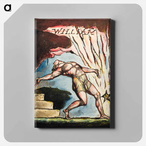 アートパネル-William illustration from Milton: a Poem, To Justify the Ways of God to Men by William Blake - ウィリアム ブレイク Canvas.