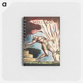 アートメモ帳-William illustration from Milton: a Poem, To Justify the Ways of God to Men by William Blake - ウィリアム ブレイク Memo.