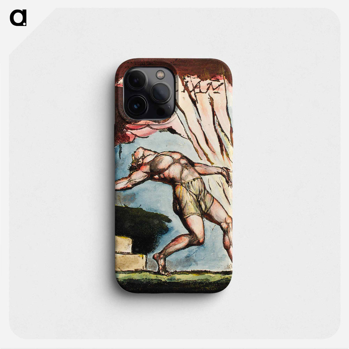 William illustration from Milton: a Poem, To Justify the Ways of God to Men by William Blake - ウィリアム ブレイク Phone Case.