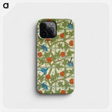 Wallpaper Sheet from a Set of Ten Wallpaper Sheets - William Morris Phone Case.