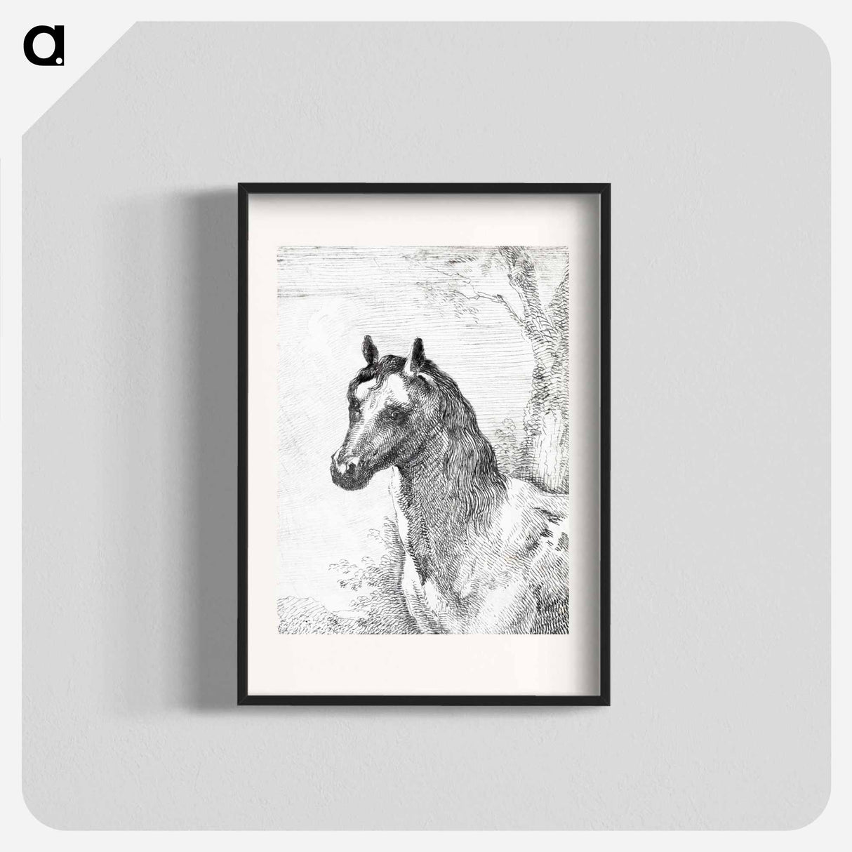 Head of a horse - アールト シューマン Poster.