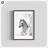 Head of a horse - アールト シューマン Poster.