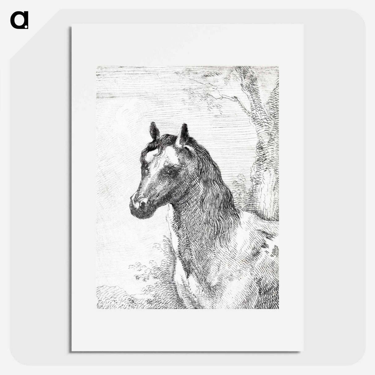 Head of a horse - アールト シューマン Poster.