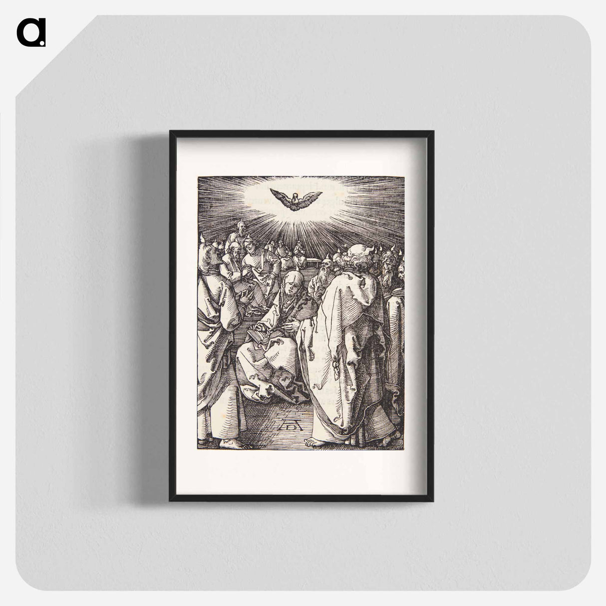 アートポスター-The Holy Spirit appears on Pentecost - アルブレヒト デューラー Poster.