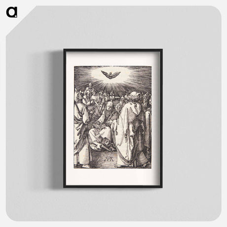 アートポスター-The Holy Spirit appears on Pentecost - アルブレヒト デューラー Poster.