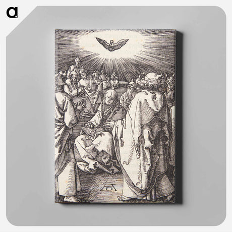 アートパネル-The Holy Spirit appears on Pentecost - アルブレヒト デューラー Canvas.