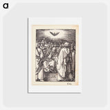 アートポストカード-The Holy Spirit appears on Pentecost - アルブレヒト デューラー Postcard.