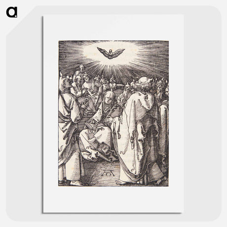 アートポスター-The Holy Spirit appears on Pentecost - アルブレヒト デューラー Poster.