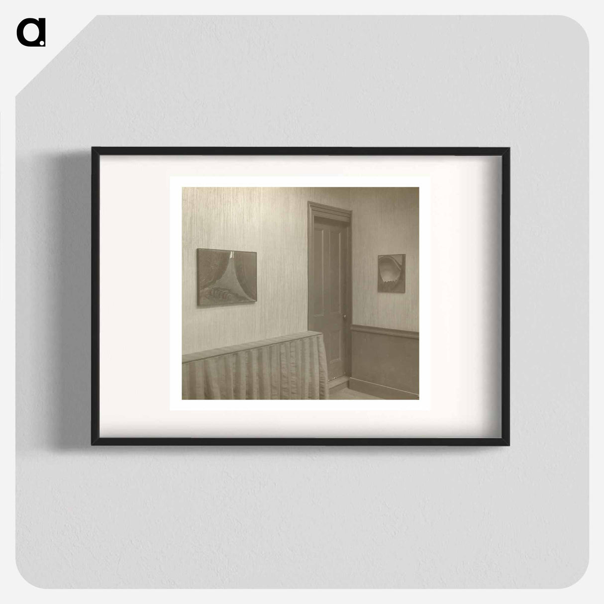 Room to Right - Wall to left looking straight ahead - アルフレッド スティーグリッツ Poster.