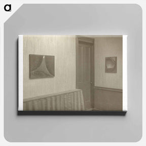 アートパネル-Room to Right - Wall to left looking straight ahead - アルフレッド スティーグリッツ Canvas.