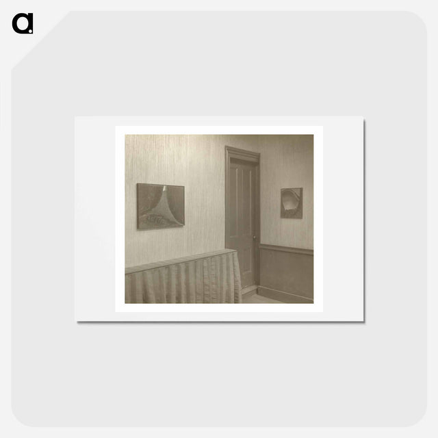 アートポストカード-Room to Right - Wall to left looking straight ahead - アルフレッド スティーグリッツ Postcard.