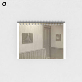 アートメモ帳-Room to Right - Wall to left looking straight ahead - アルフレッド スティーグリッツ Memo.