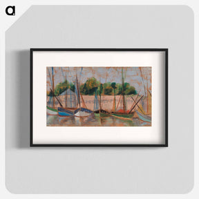 アートポスター-A Necklace of Boats
 - バーンズ・コレクション Poster.
