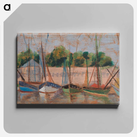 アートパネル-A Necklace of Boats
 - バーンズ・コレクション Canvas.