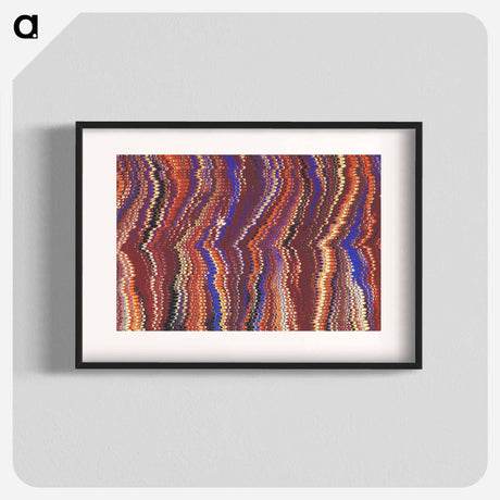 アートポスター-Glitch Pattern Background
 - 大英図書館 Poster.
