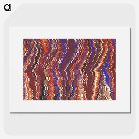 アートポスター-Glitch Pattern Background
 - 大英図書館 Poster.