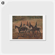 アートポストカード-Horse Patrol
 - シプリアン マジェルニク Postcard.