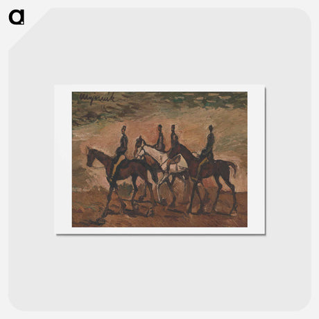 アートポストカード-Horse Patrol
 - シプリアン マジェルニク Postcard.