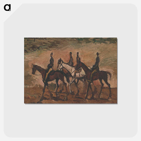 アートポストカード-Horse Patrol
 - シプリアン マジェルニク Postcard.