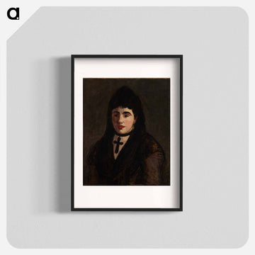 Spanish Woman Wearing a Black Cross
 - ダラス美術館 Poster.