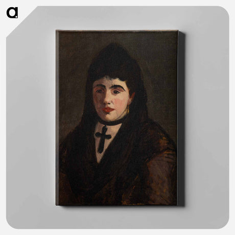 アートパネル-Spanish Woman Wearing a Black Cross
 - ダラス美術館 Canvas.