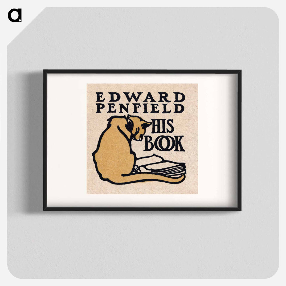 Edward Penfield His Book - エドワード ペンフィールド Poster.