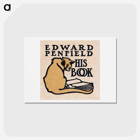 アートポストカード-Edward Penfield His Book - エドワード ペンフィールド Postcard.
