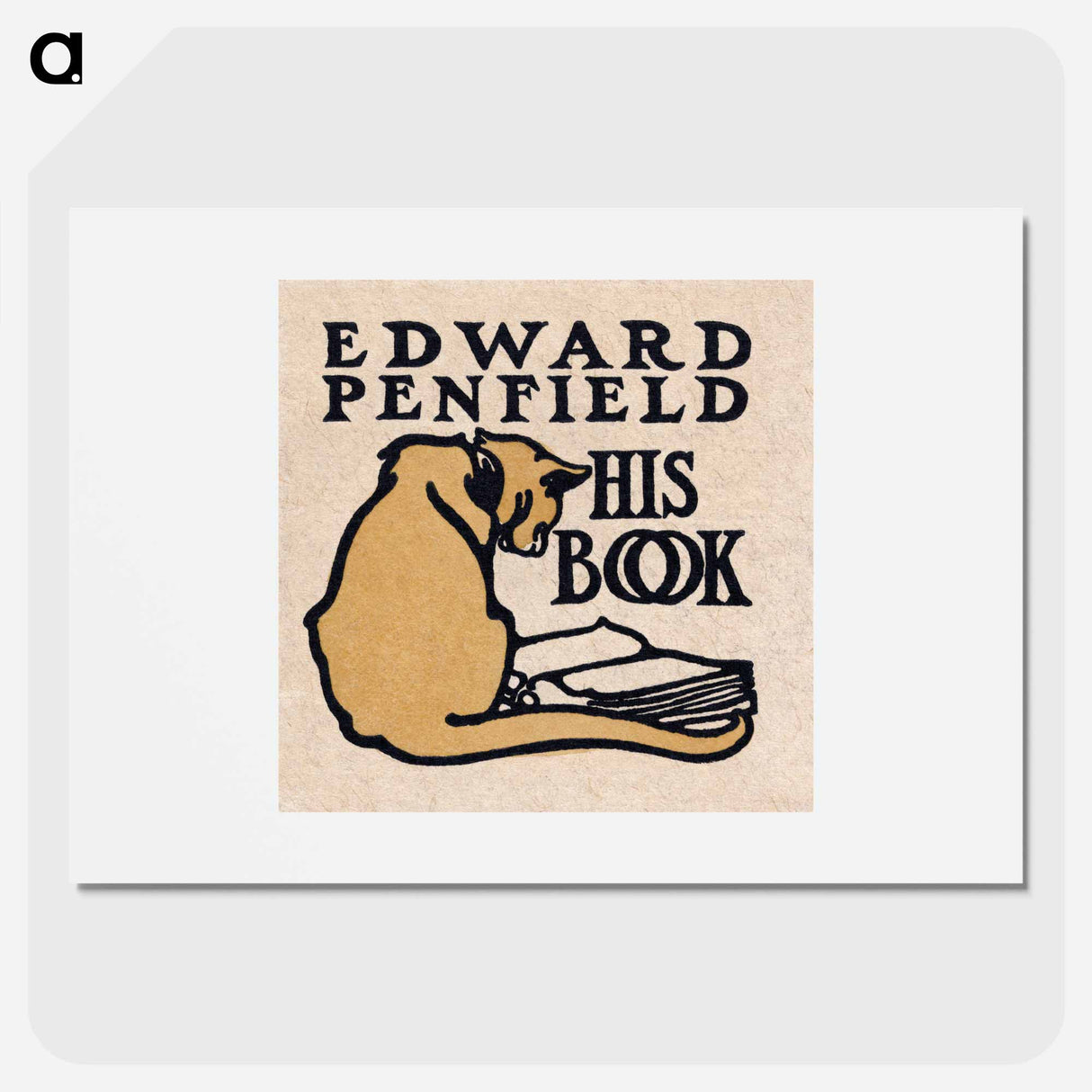 Edward Penfield His Book - Edward Penfield Poster.