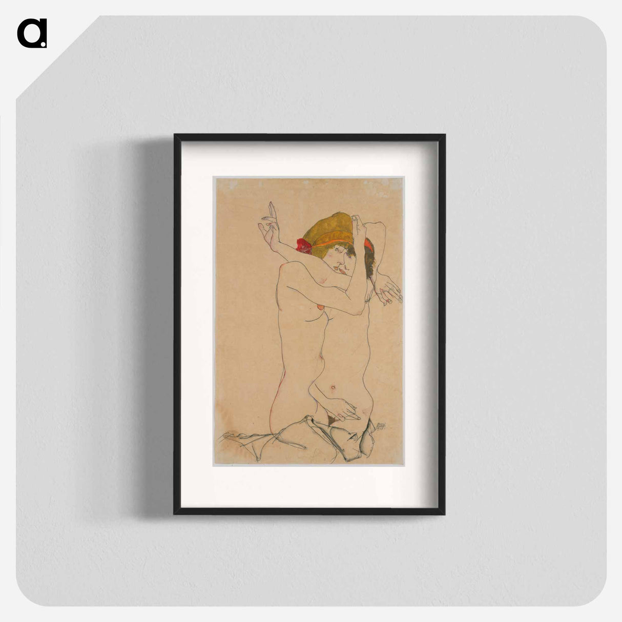 Original public domain image from The MET Museum - Egon Schiele Poster.