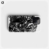 Elise kneeling before her mother - エルンスト ハインリヒ バルラッハ Phone Case.