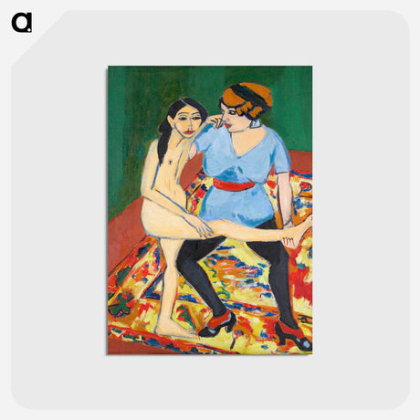 アートポストカード-Dance Training - エルンスト ルートヴィヒ キルヒナー Postcard.