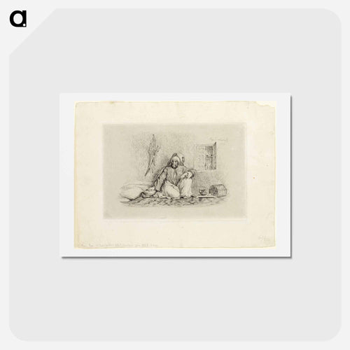 イエロー - ウジェーヌ ドラクロワ Postcard.