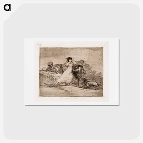 アートポストカード-Mitä meteliä tämä on? (qué alboroto es esté?) - フランシスコ デ ゴヤ Postcard.
