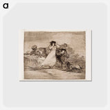 アートポストカード-Mitä meteliä tämä on? (qué alboroto es esté?) - フランシスコ デ ゴヤ Postcard.