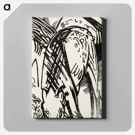 アートパネル-Horses - フランツ マルク Canvas.