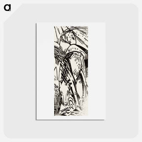 アートポストカード-Horses - フランツ マルク Postcard.