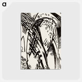 アートポストカード-Horses - フランツ マルク Postcard.